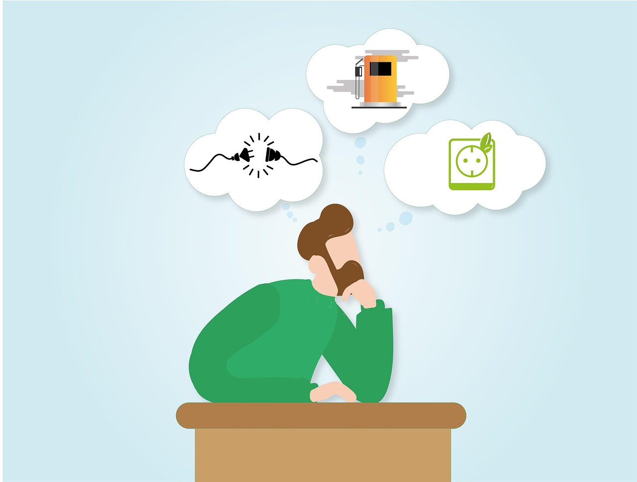 Immagine di una caldaia ecologica con piante verdi, simbolo delle alternative sostenibili al gas.