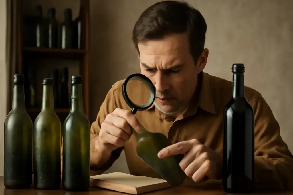 Collezionismo di bottiglie vintage ricerca: come riconoscere ed evitare le riproduzioni moderne