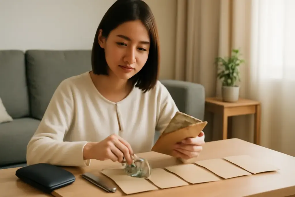 Sistema delle buste per risparmio domestico: il metodo giapponese che semplifica la gestione spese